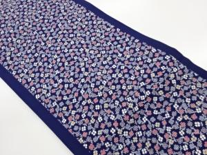 縮緬地金彩小花模様名古屋帯